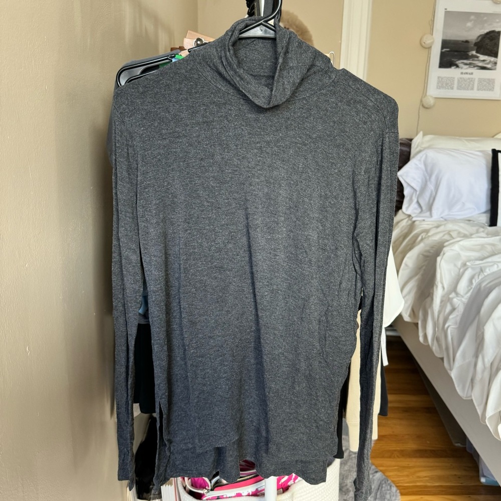 Abercrombie & Fitch Grey Turtle Neck Long Sleeve